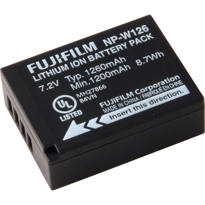 original vhbw® AKKU für Fujifilm NP-W126 FinePix X-Pro 1 HS30 EXR HS30EXR HS33 E 